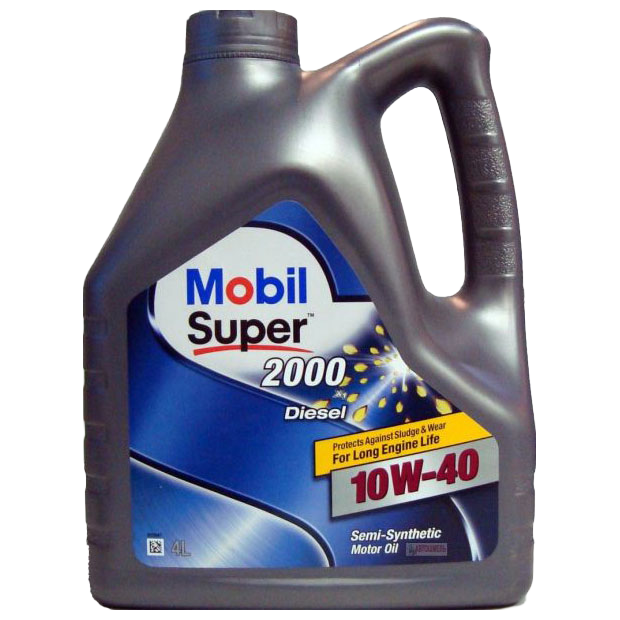 Моторное масло Mobil Super 2000 X1 Diesel 10W-40, 4л